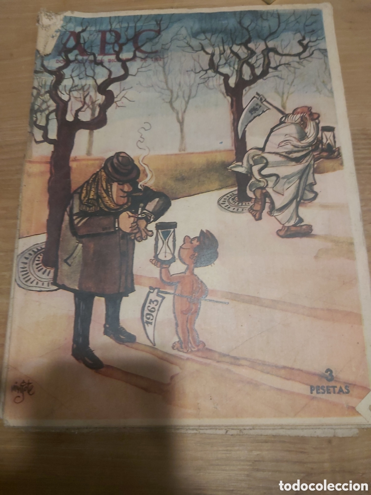 Coleccionismo de Revistas y Peri&oacute;dicos: 1962 diciembre ABC mingote portada
