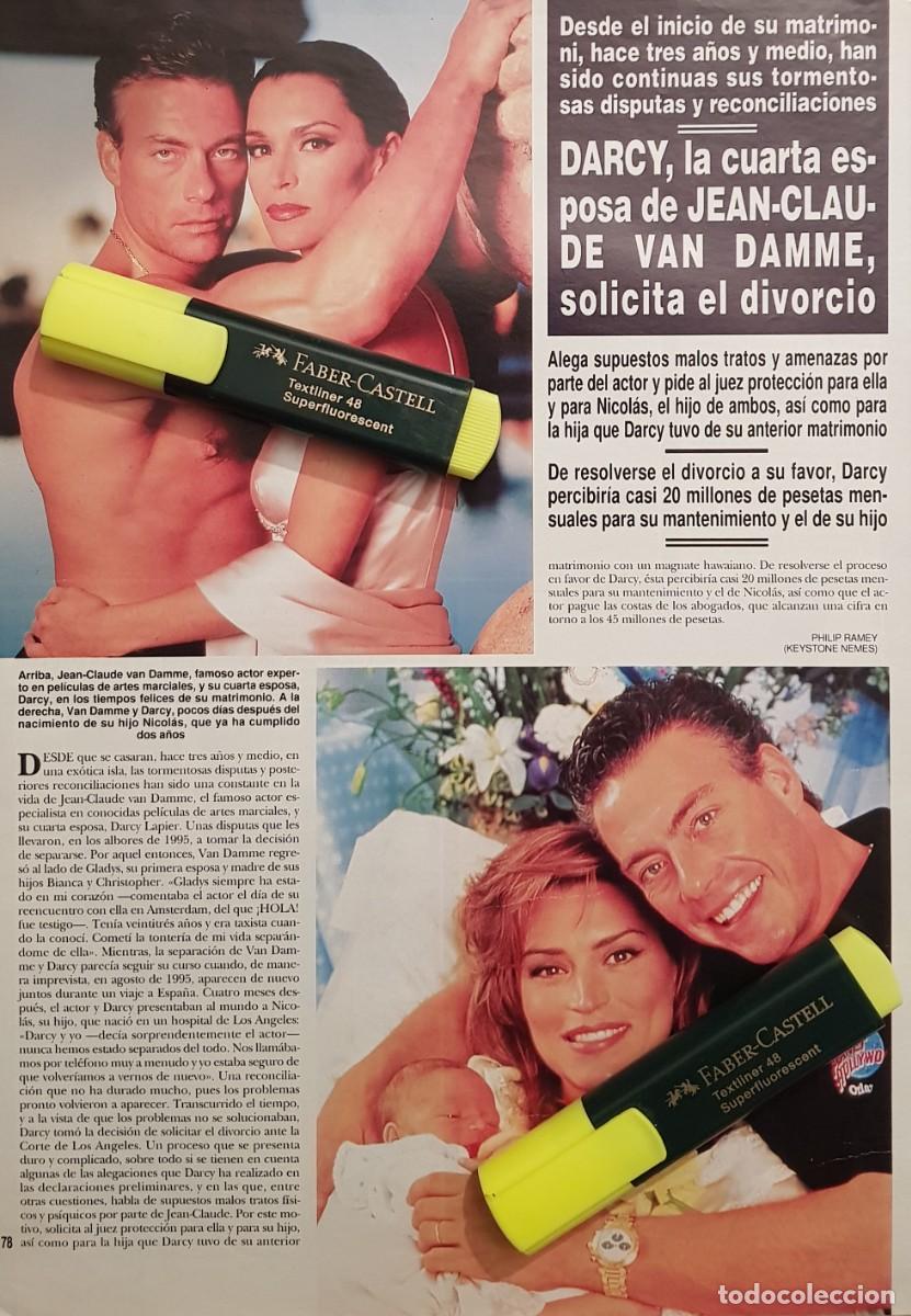Coleccionismo de Revistas y Peri&oacute;dicos: Reportaje Jean Clau de Van Damme / Lina Morgan 11.12.97