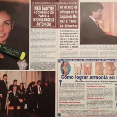 Coleccionismo de Revistas y Periódicos: REPORTAJE INÉS SASTRE 08.02.96
