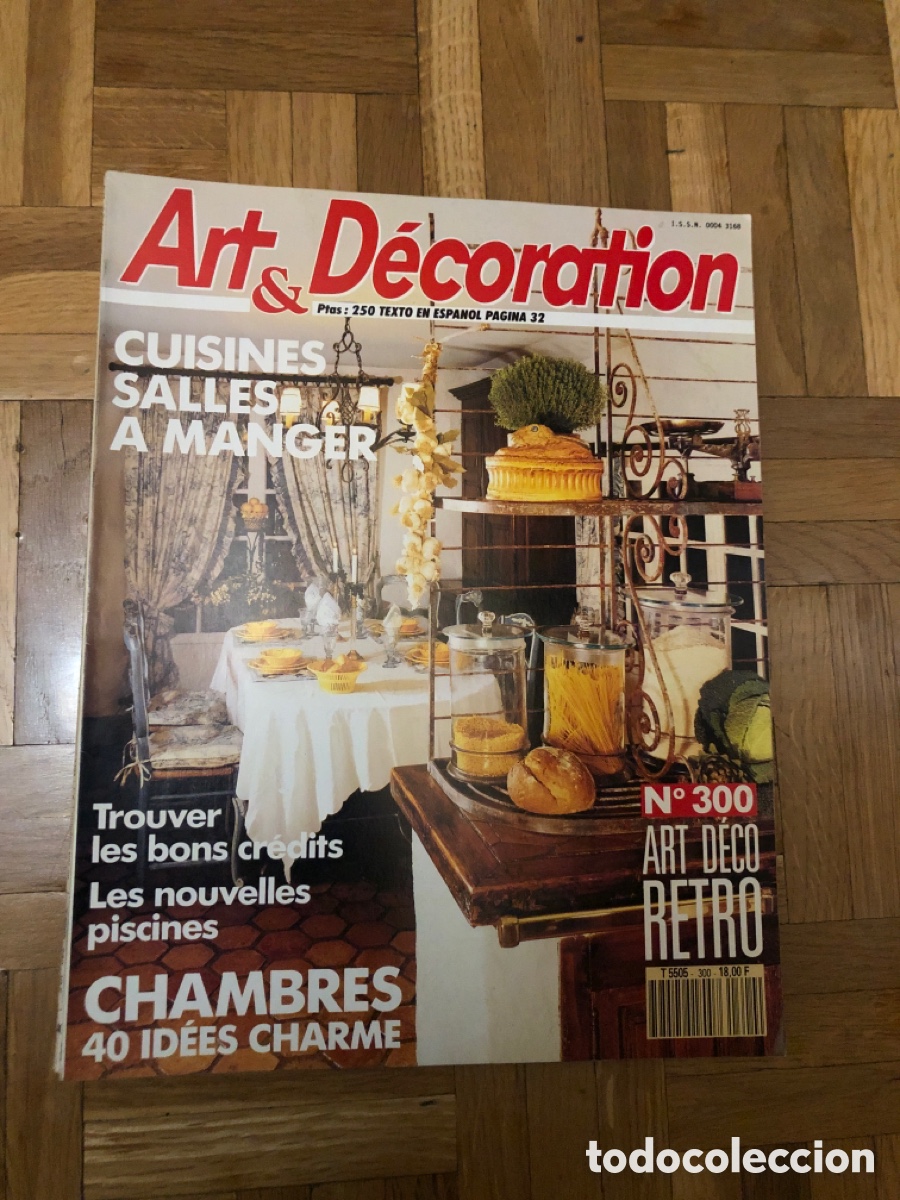 Coleccionismo de Revistas y Peri&oacute;dicos: Art & decoration. N&uacute;mero 300. Art D&eacute;co. Cocinas comedores.