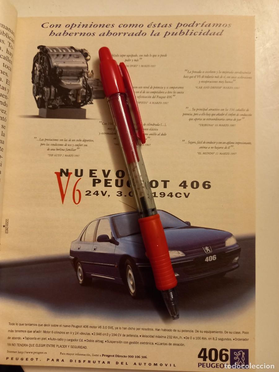 Coleccionismo de Revistas y Peri&oacute;dicos: PUBLICIDAD. ANUNCIO DE PEUGEOT 406. EXTRA&Iacute;DO DE SRD 1997
