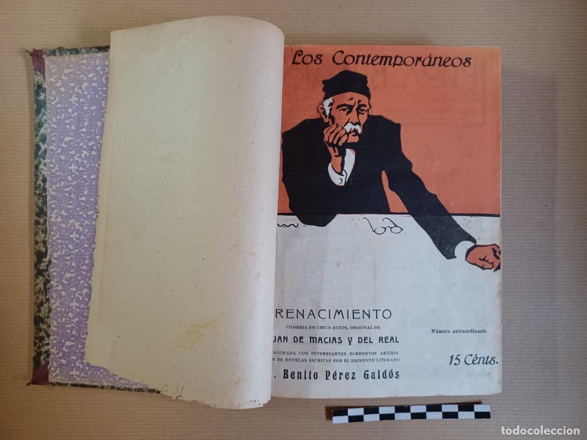 Coleccionismo de revistas y peri&oacute;dicos: Tomo encuadernado de la revista Los contempor&aacute;neos de 1919.