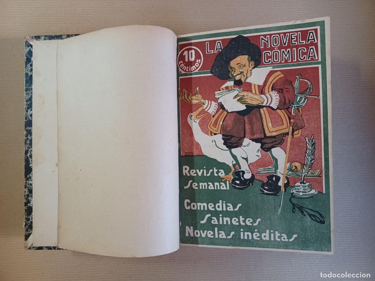 Coleccionismo de revistas y peri&oacute;dicos: Tomo encuadernado de la revista La novela c&oacute;mica de 1917.