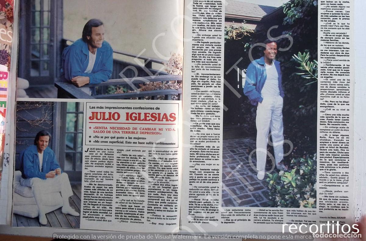 Coleccionismo de Revistas y Peri&oacute;dicos: JULIO IGLESIAS