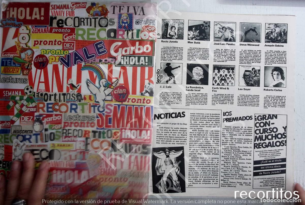 Coleccionismo de Revistas y Peri&oacute;dicos: MARVIN GAYE ROCIO JURADO LEO SAYER ROBERTO CARLOS JOAQUIN SABINA STEVE WINWOOD JOSE LUIS PERALES