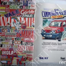 Coleccionismo de Revistas y Periódicos: SEAT PANDA ANUNCIO PUBLICIDAD RALLY