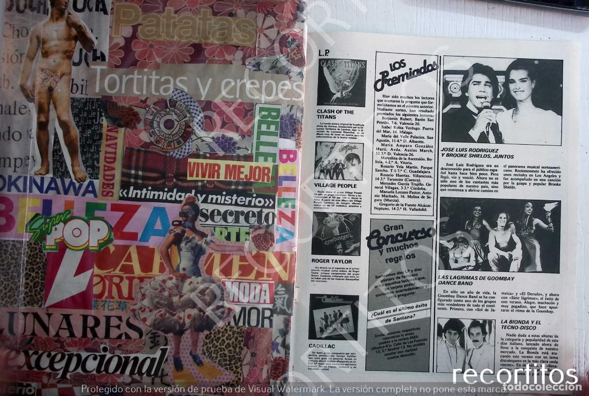 Collection Magazines and Newspapers: BROOKE SHIELDS CON EL PUMA JOSE LUIS RODRIGUEZ LA BIONDA VILLAGE PEOPLE