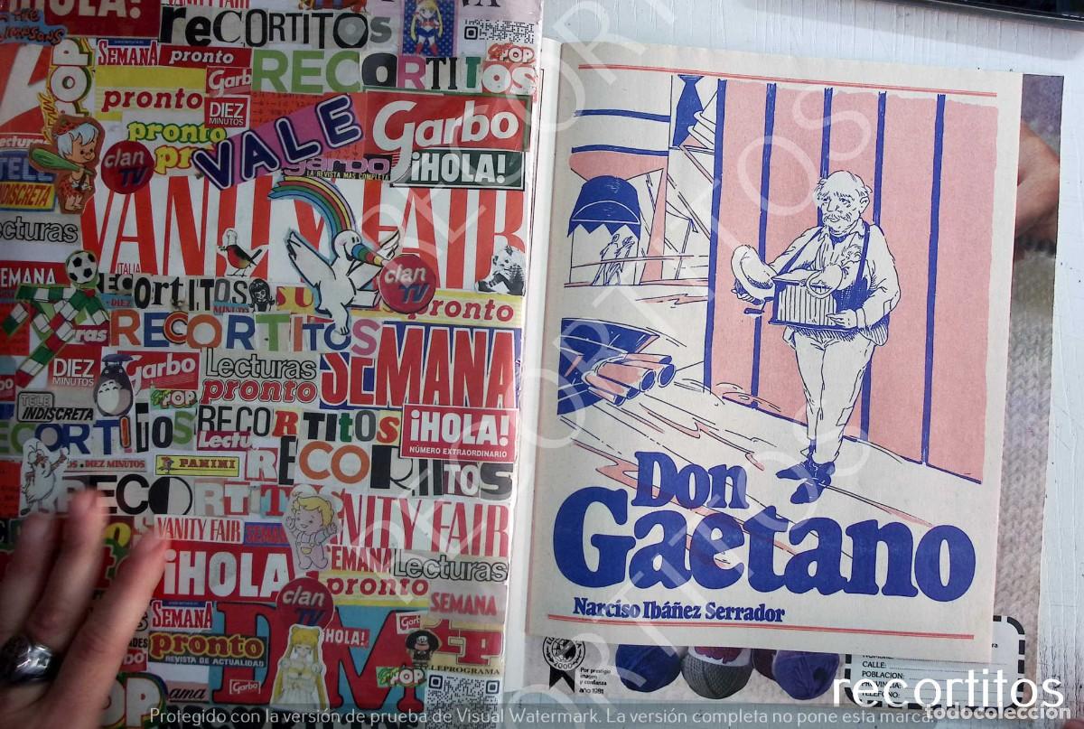 Coleccionismo de revistas y peri&oacute;dicos: CHICHO IBA&Ntilde;EZ SERRADOR un dos tres 1 2 3 DON GAETANO