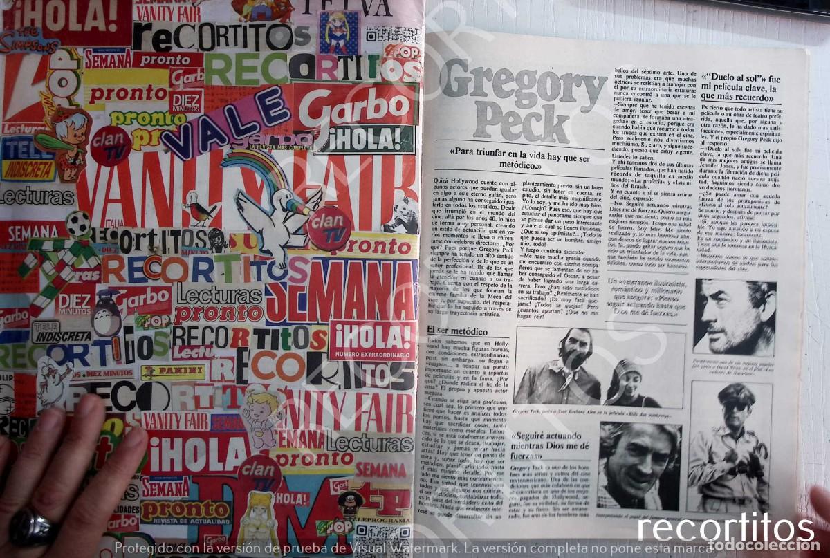 Collectionnisme de Revues et Journaux: GREGORY PECK