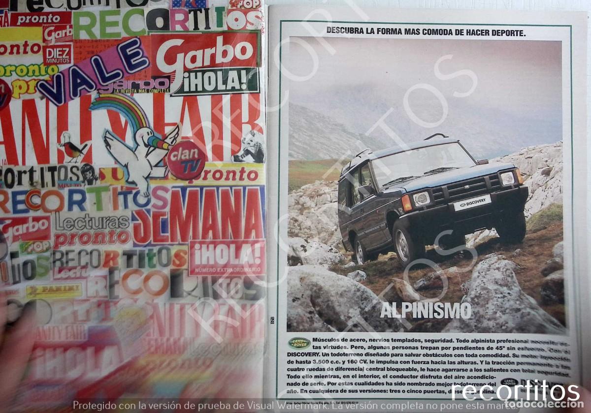 Coleccionismo de Revistas y Peri&oacute;dicos: LAND ROVER DISCOVERY ANUNCIO PUBLICIDAD