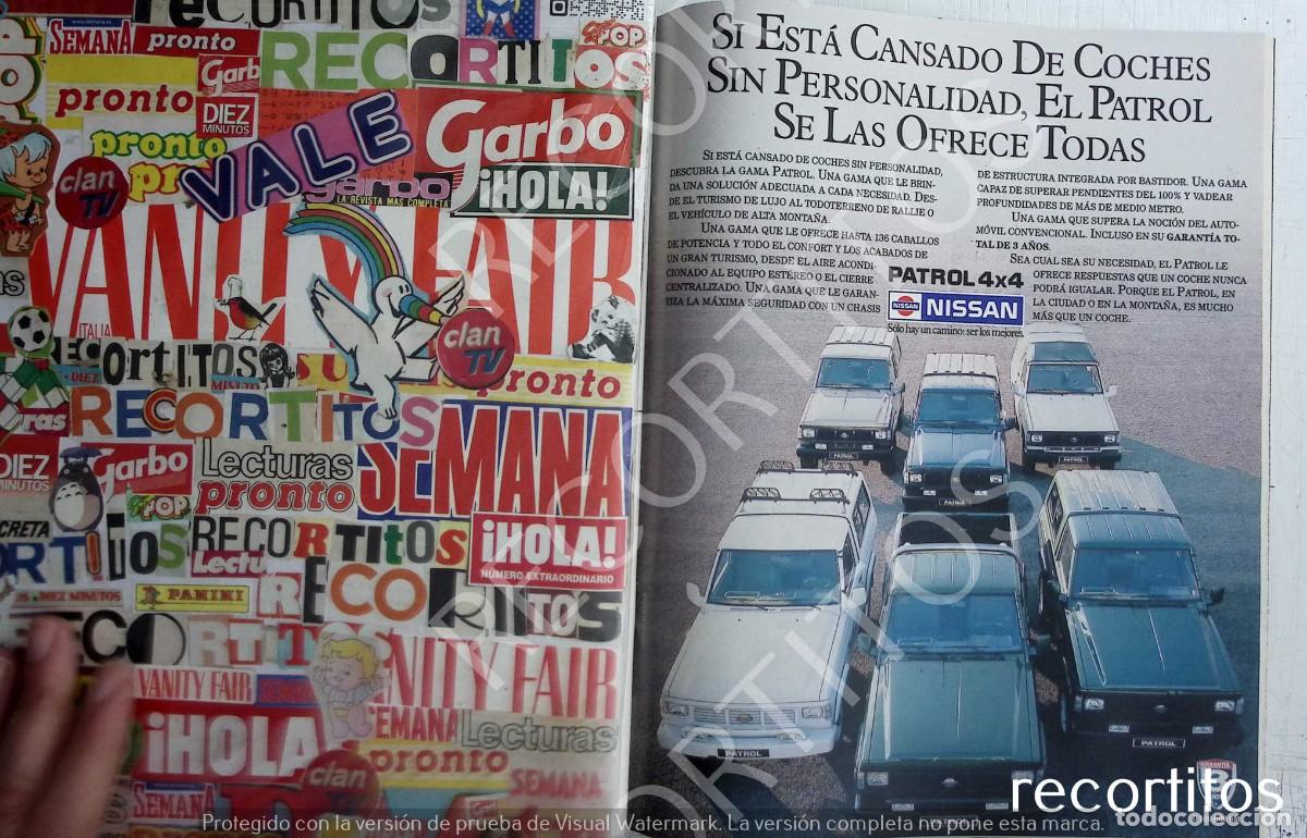 Coleccionismo de Revistas y Peri&oacute;dicos: NISSAN PATROL 4 X 4 ANUNCIO PUBLICIDAD