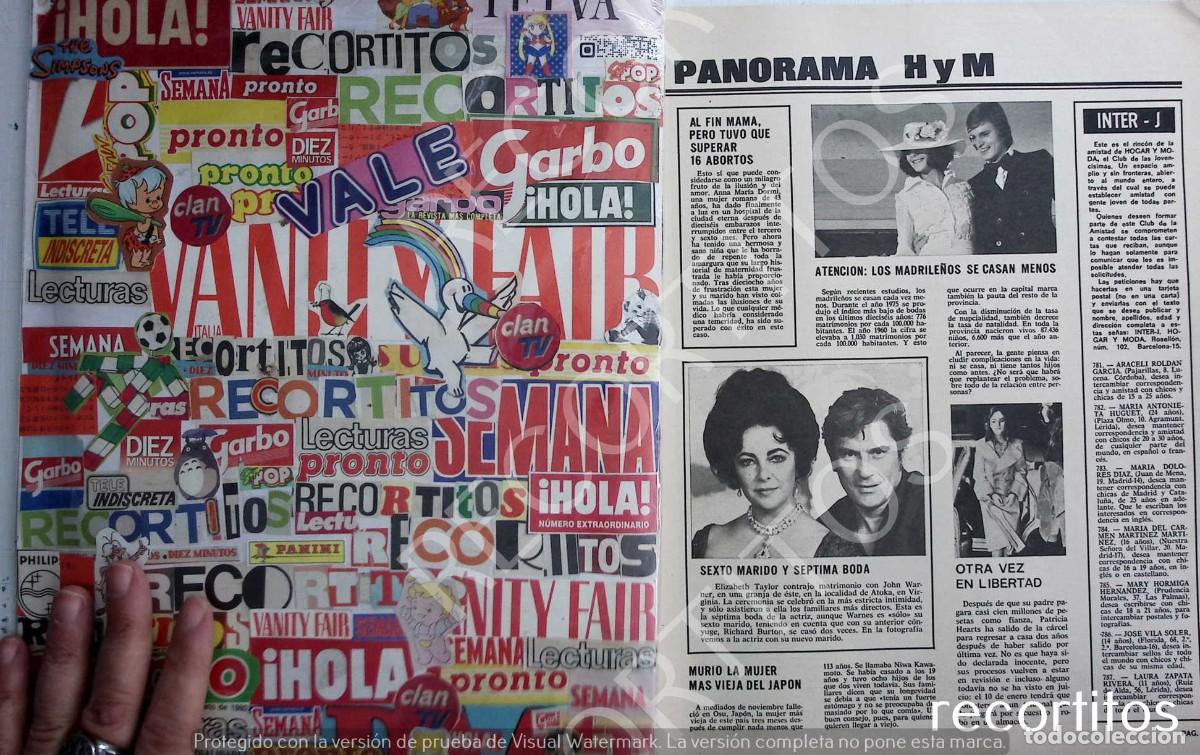 Coleccionismo de Revistas y Peri&oacute;dicos: ELIZABETH TAYLOR LIZ