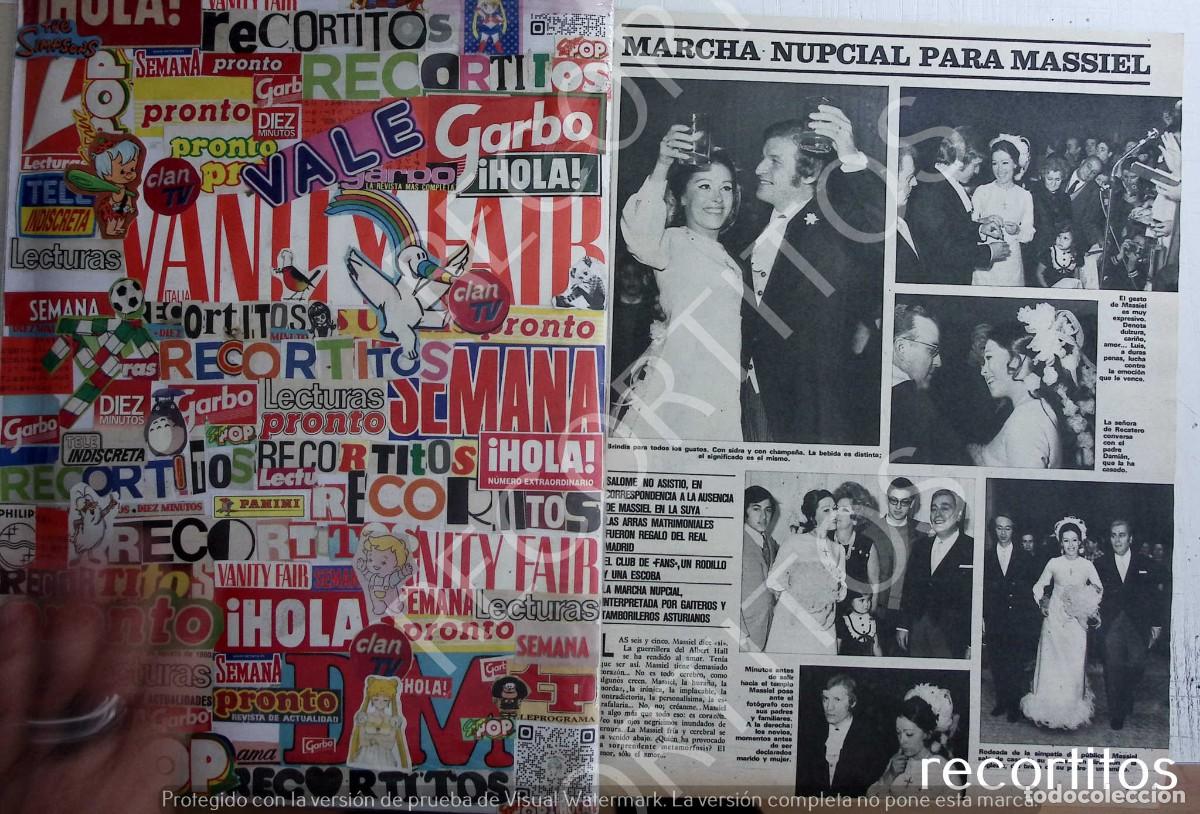 Coleccionismo de Revistas y Peri&oacute;dicos: MASSIEL LA BODA