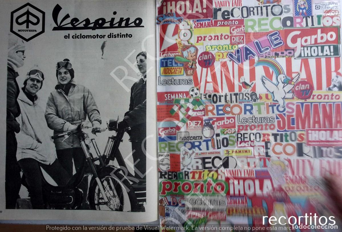 Coleccionismo de Revistas y Peri&oacute;dicos: VESPINO ANUNCIO PUBLICIDAD VESPA