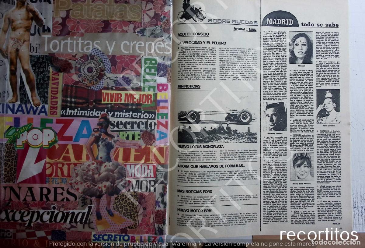 Coleccionismo de Revistas y Peri&oacute;dicos: MARIA JOSE ALFONSO PILAR CANSINO ANTHONY PERKINS MASSIEL