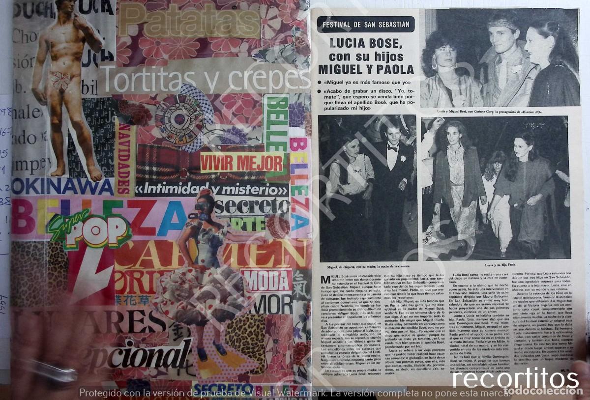 Coleccionismo de Revistas y Peri&oacute;dicos: lucia bose miguel bose paola dominguin