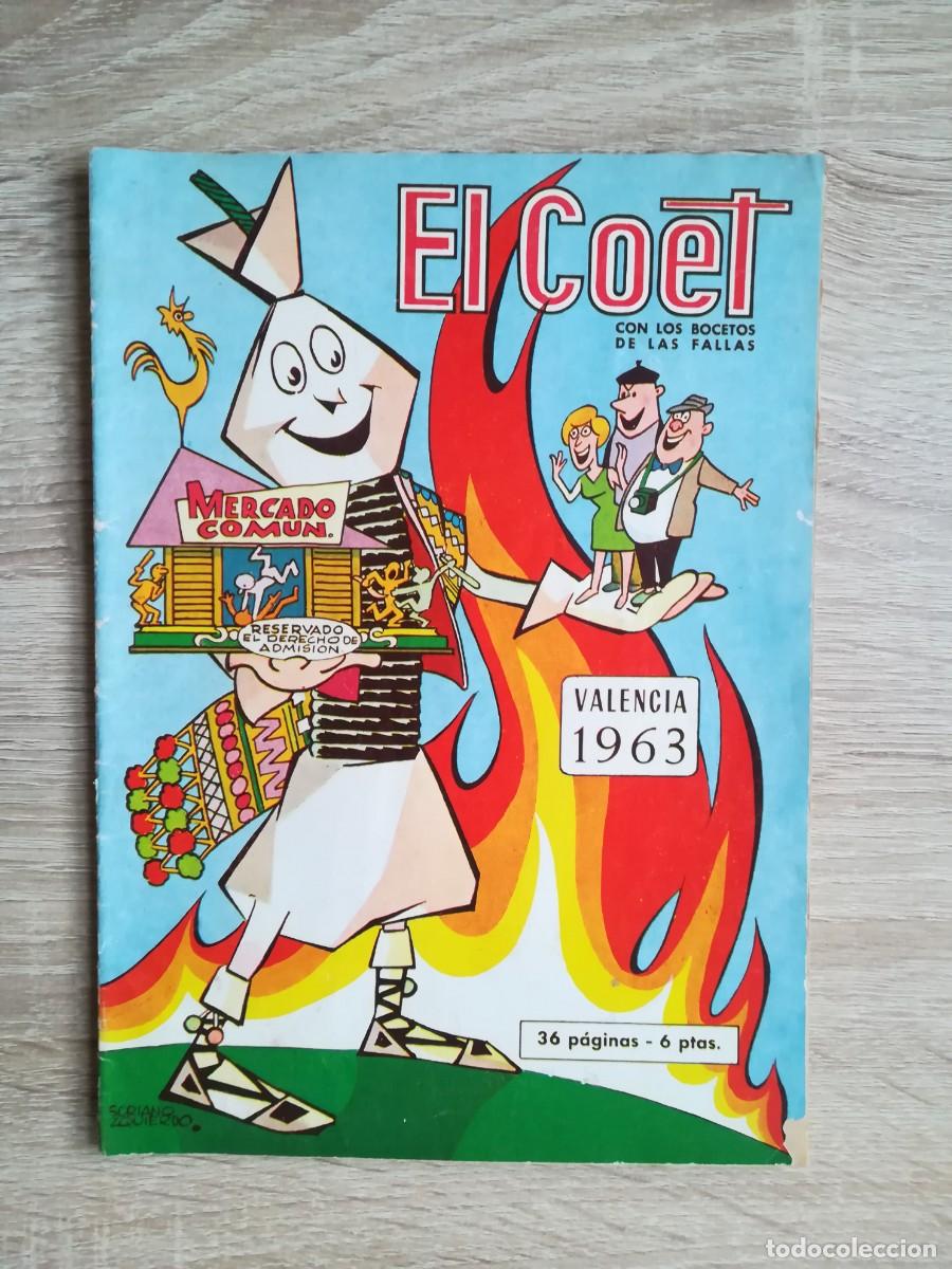 Coleccionismo de Revistas y Peri&oacute;dicos: REVISTA EL COET - FALLAS VALENCIA - EDITORIAL VALENCIANA - A&Ntilde;O 1963.