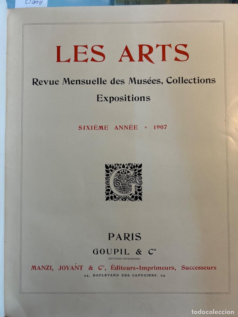 Coleccionismo de Revistas y Peri&oacute;dicos: LES ARTS, REVUE MENSUELLE DES MUSEES, COLLECTIONS, EXPOSITIONS, 1907 COMPLETO