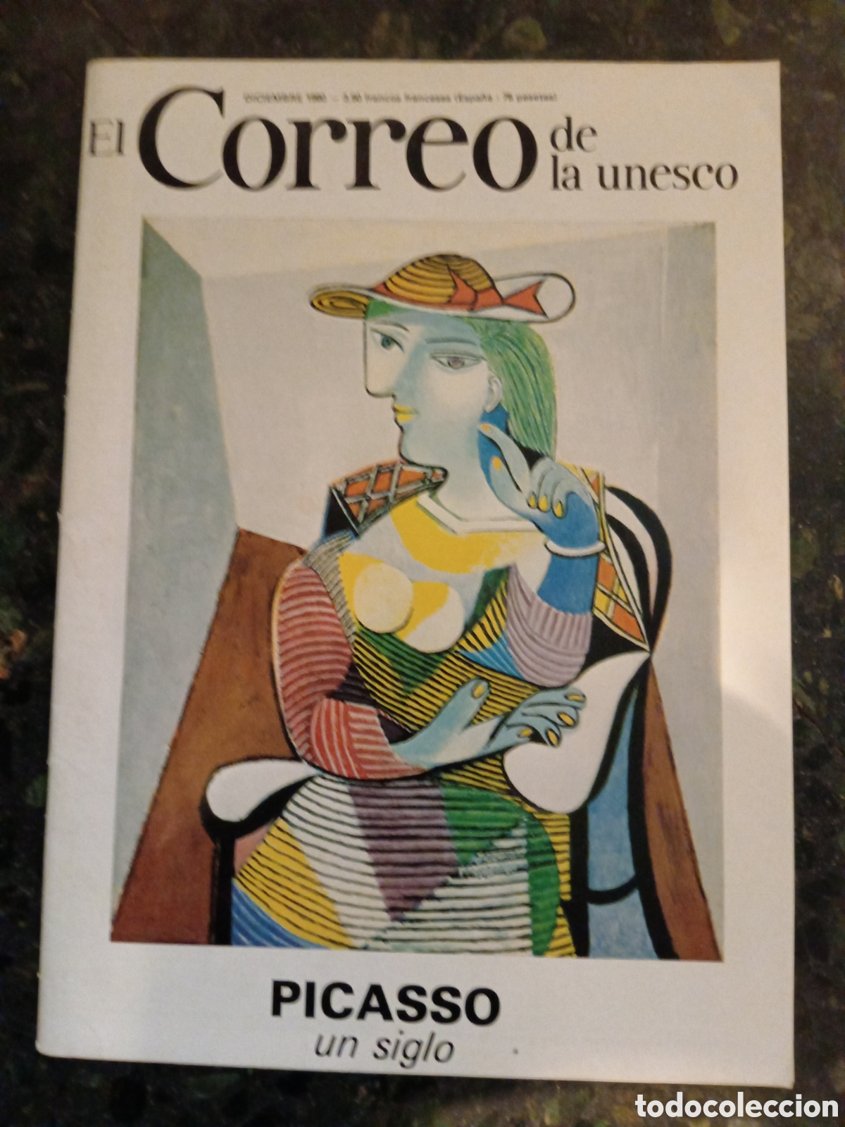 Coleccionismo de Revistas y Peri&oacute;dicos: El Correo de la Unesco Picasso un Siglo diciembre 1980. ASM