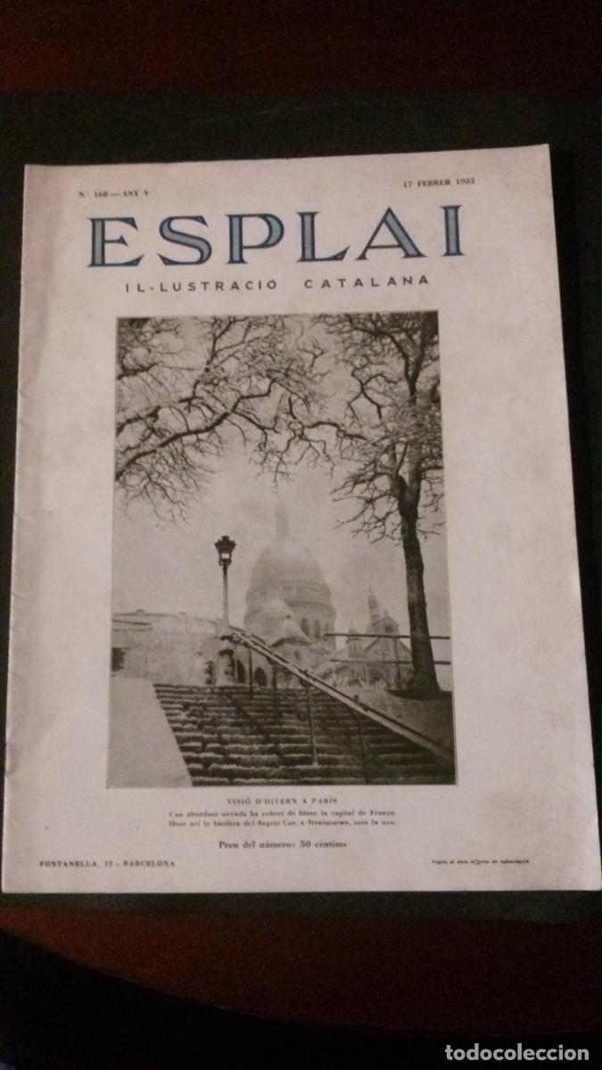 Coleccionismo de revistas y peri&oacute;dicos: ESPLAI 168-IL.LUSTRACI&Oacute; CATALANA-1935