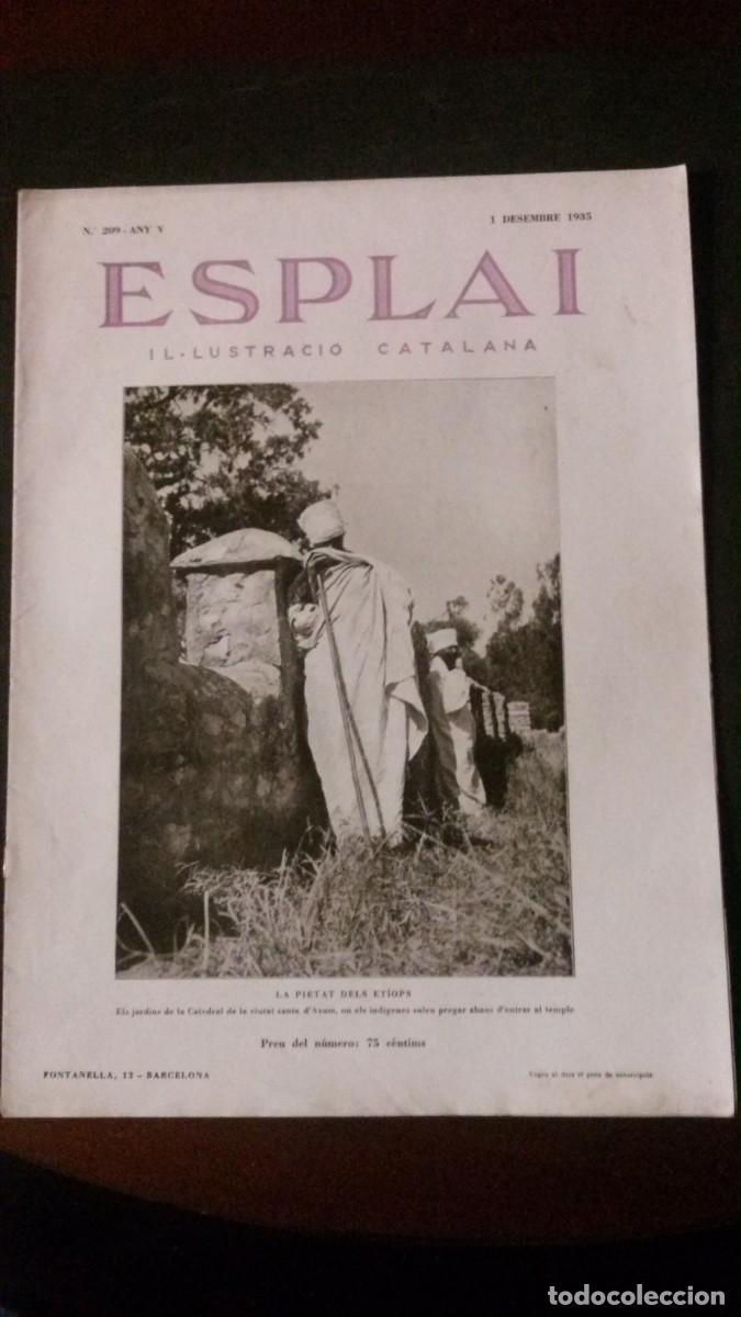 Coleccionismo de revistas y peri&oacute;dicos: ESPLAI 209-IL.LUSTRACI&Oacute; CATALANA-1935
