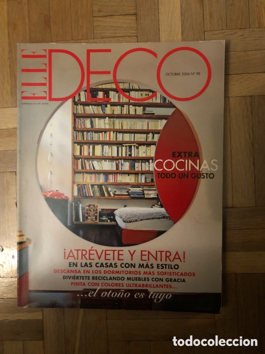Coleccionismo de Revistas y Peri&oacute;dicos: Elle Deco. N&uacute;mero 98. Octubre 2006. Extra cocinas. ASM.