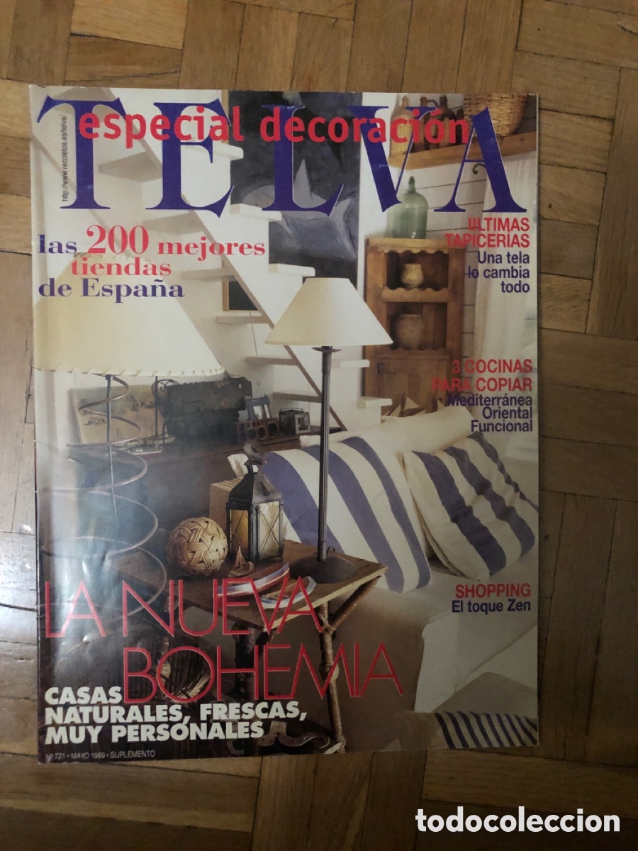 Coleccionismo de Revistas y Peri&oacute;dicos: Telva. N&uacute;mero 721. Mayo. 1999. La nueva bohemia. ASM