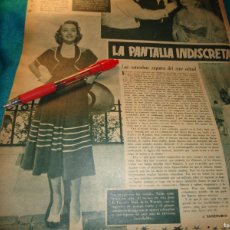 Coleccionismo de Revistas y Periódicos: RECORTE : PATRICIA NEAL. PRIMER PLANO, MARZO 1951