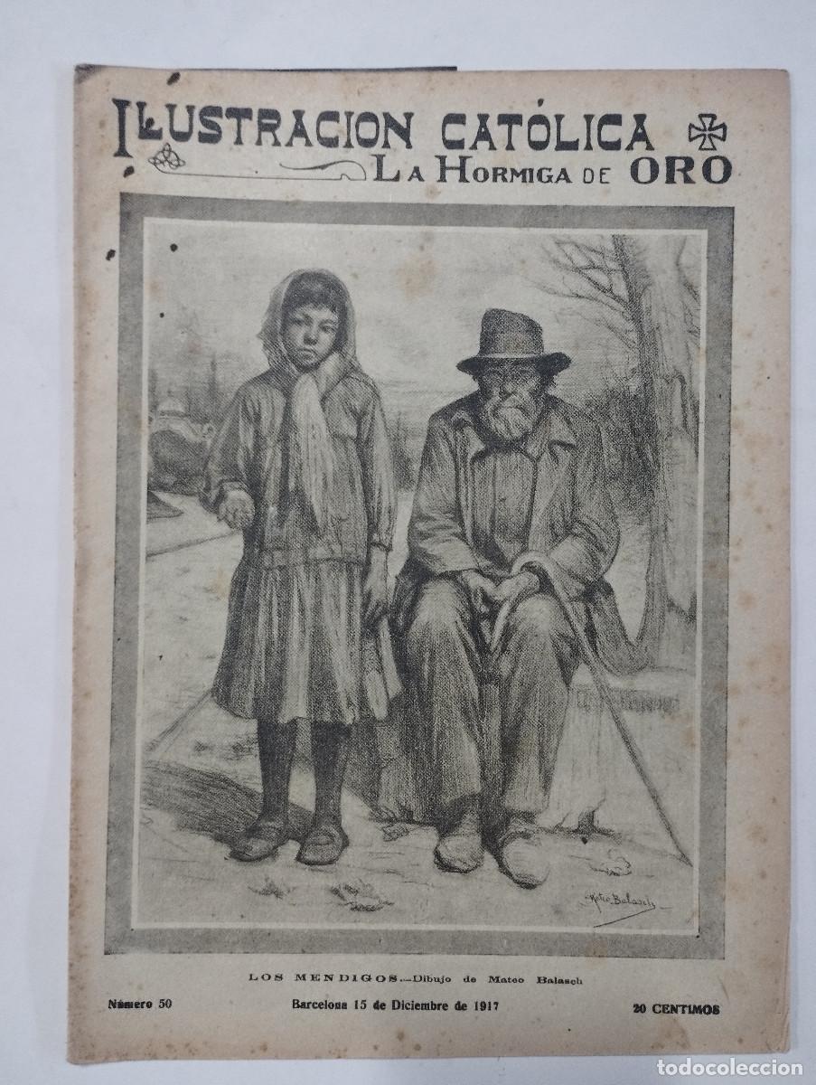 Coleccionismo de revistas y peri&oacute;dicos: LA HORMIGA DE ORO I. CAT&Oacute;LICA N&ordm; 50, 15-12-1917. BARCELONA VARIAS NOTICIAS