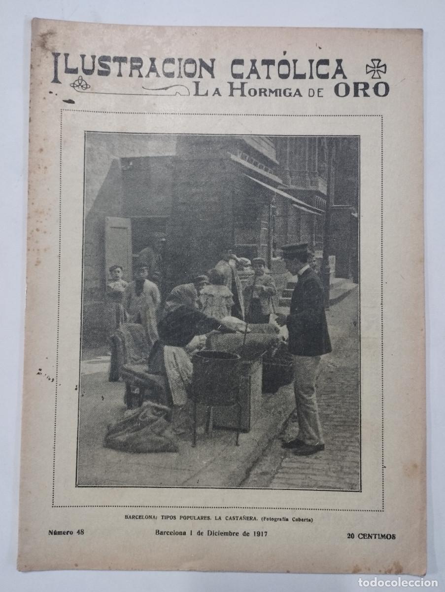 Coleccionismo de revistas y peri&oacute;dicos: LA HORMIGA DE ORO N&ordm; 48, 1-12-1917. S. ANDRES DE PALOMAR MARRUECOS VALENCIA MIRALCAMP ARENYS DE MAR