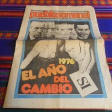 Coleccionismo de Revistas y Periódicos: EL PUEBLO SEMANAL EXTRA FIN DE AÑO 31 DICIEMBRE 1976. EL AÑO DEL CAMBIO. ADIÓS FOFÓ.