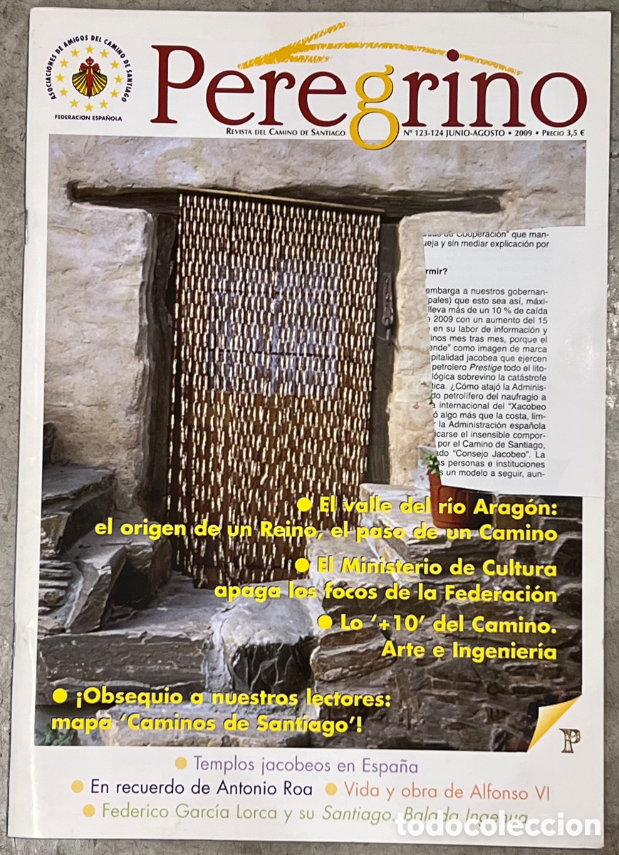 Coleccionismo de Revistas y Peri&oacute;dicos: Revista del Camino De Santiago. PEREGRINO. 2009.
