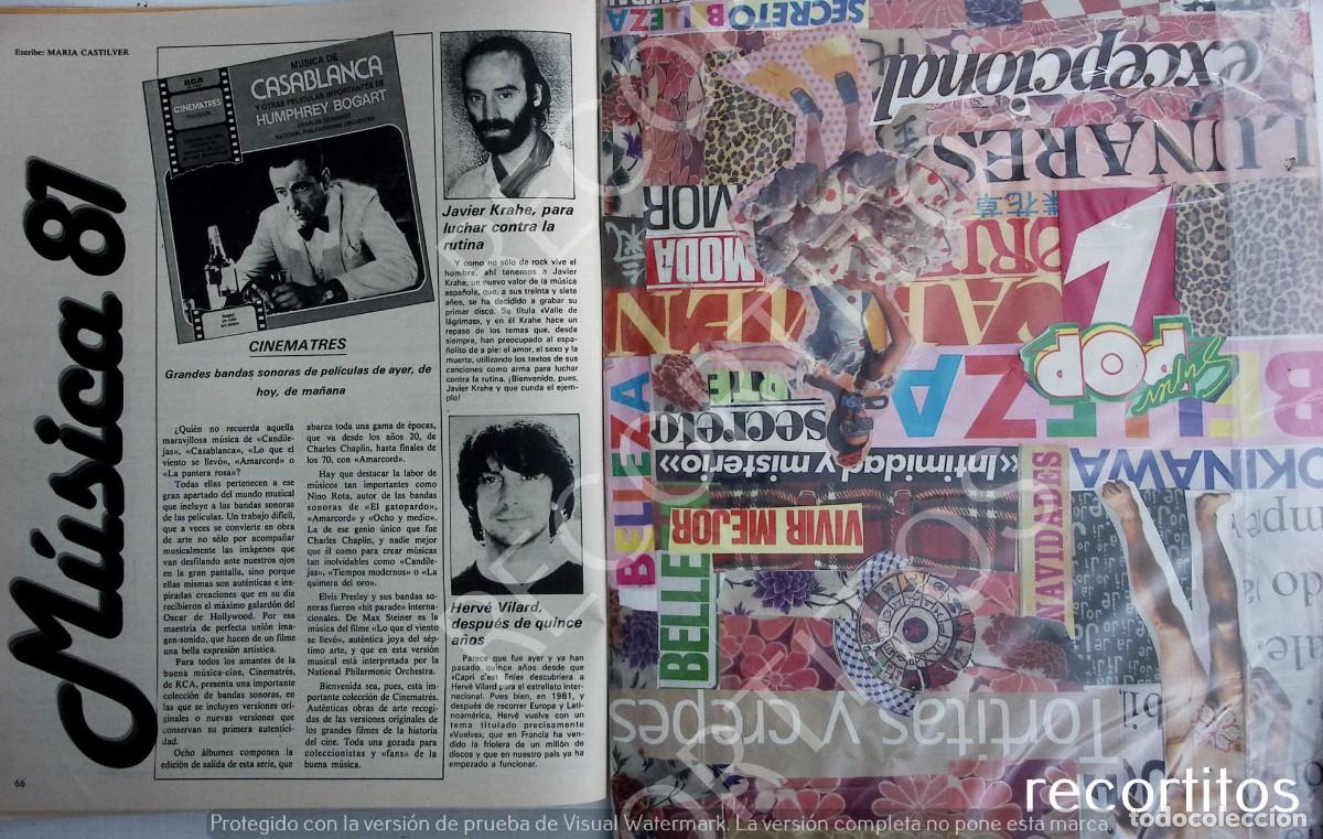 Coleccionismo de Revistas y Peri&oacute;dicos: HERVE VILLARD JAVIER KRAHE HUMPHREY BOGART