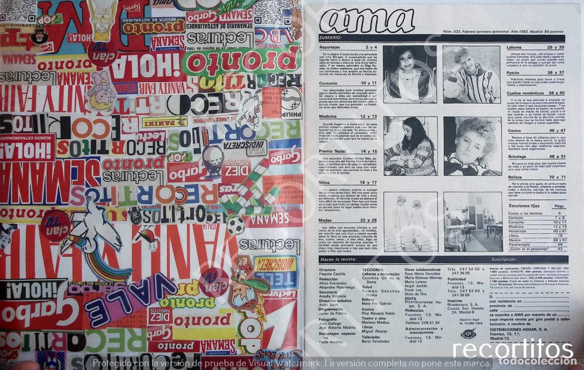 Coleccionismo de Revistas y Peri&oacute;dicos: lina morgan