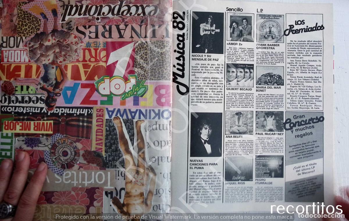 Coleccionismo de Revistas y Peri&oacute;dicos: MIGUEL RIOS NICOLE ANA BELEN PAUL MCCARTNEY