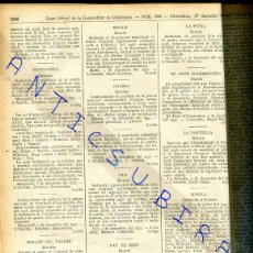 Coleccionismo de Revistas y Periódicos: DIARI ANY 1937 GUERRA CIVIL OGASSA PAU DE SERT PALNOLES LA PORTELLA RIPOLL EL PONT D' AREMENTERA