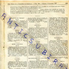 Coleccionismo de Revistas y Periódicos: DIARI ANY 1937 GUERRA CIVIL BIURE D' EMPORDA GANDESA GIRONELLA GUALBA HOSTALETS CAPSACOSTA LLACUNA