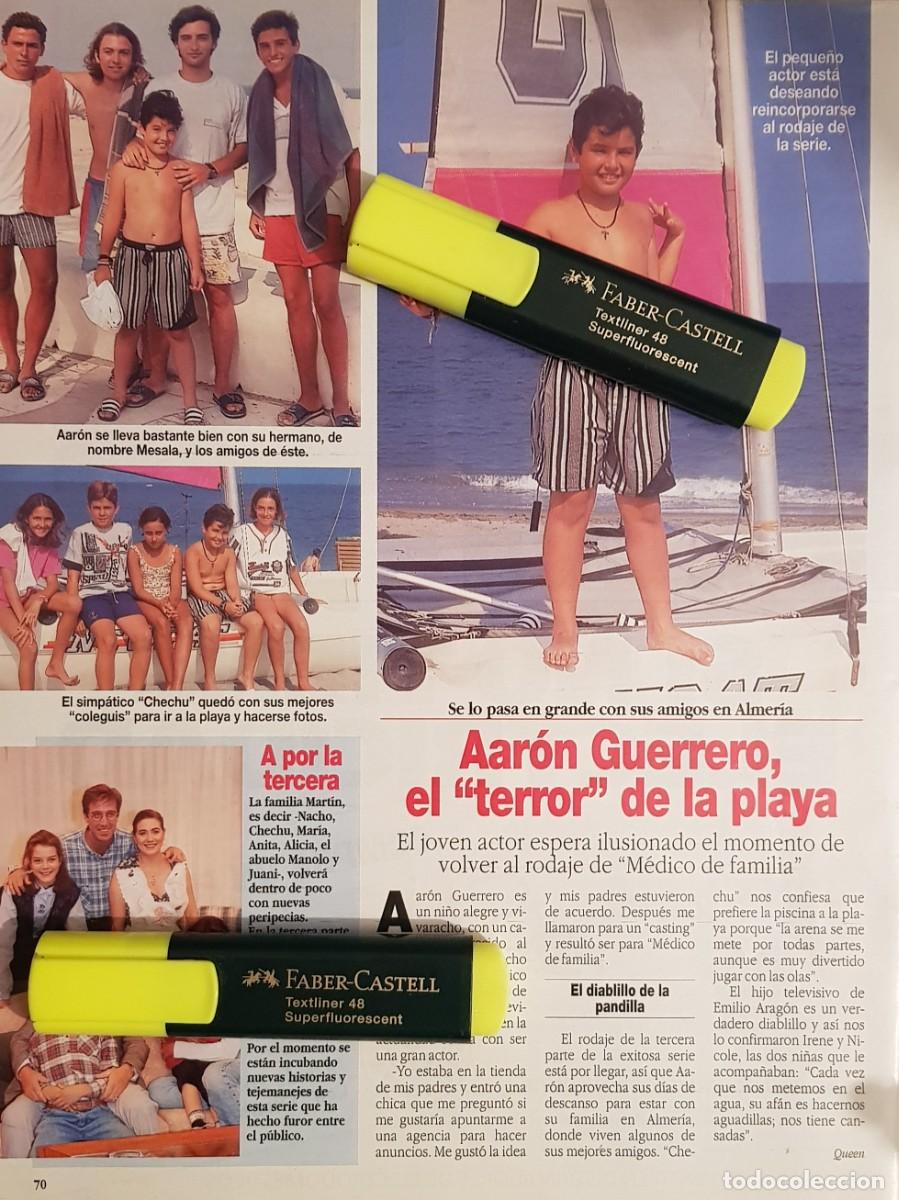 Coleccionismo de Revistas y Peri&oacute;dicos: Reportaje Aar&oacute;n Guerrero / Emilio Aragon 16.08.96