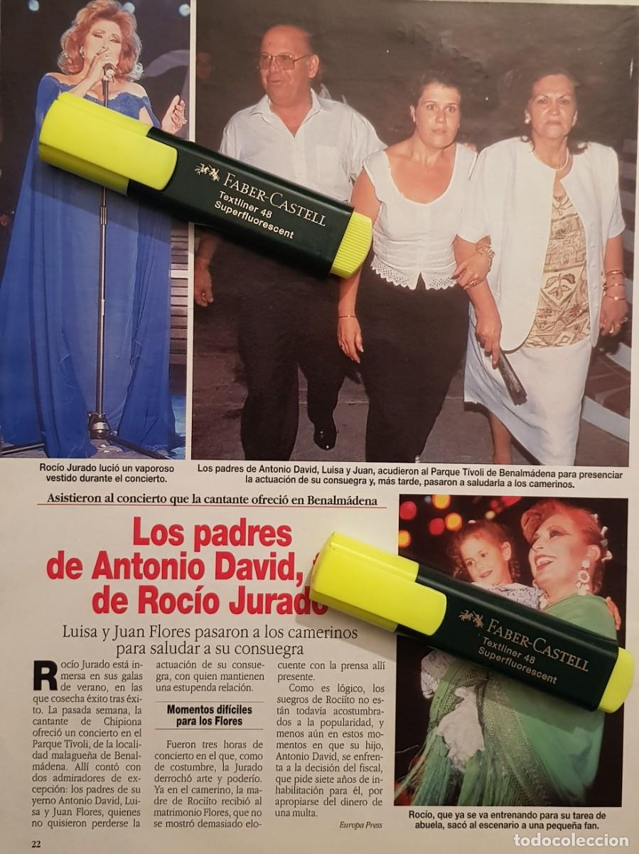 Coleccionismo de Revistas y Peri&oacute;dicos: Reportaje Roc&iacute;o Jurado 16.08.96