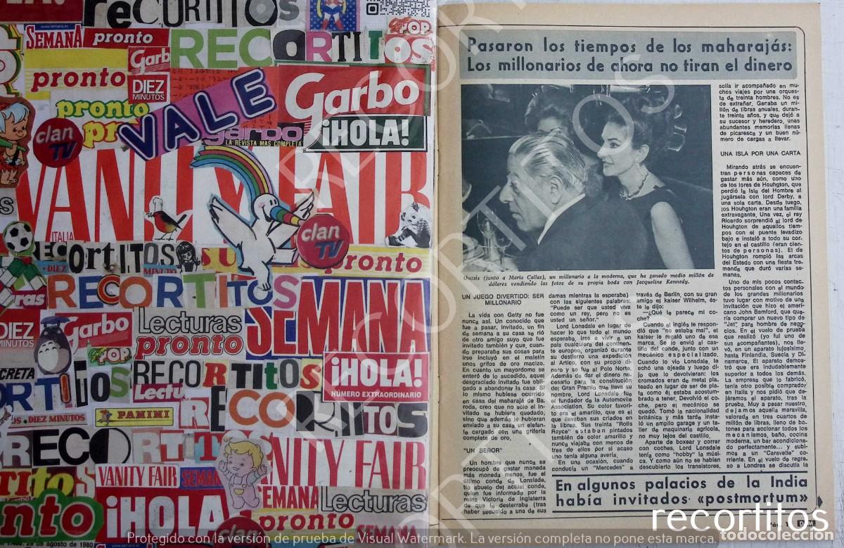 Coleccionismo de Revistas y Peri&oacute;dicos: MARIA CALLAS ARISTOTELES ONASSIS CALAS