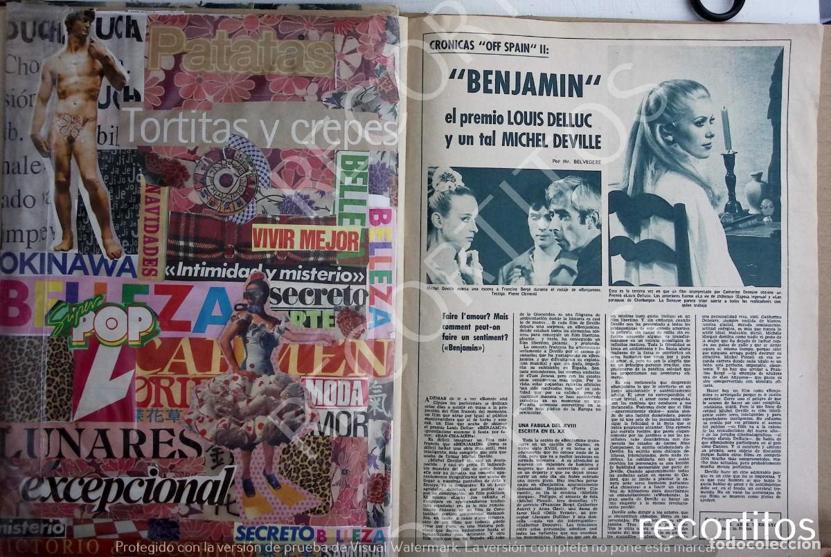 Collezionismo di Riviste e Giornali: FRANCINE BERGE CATHERINE DENEUVE