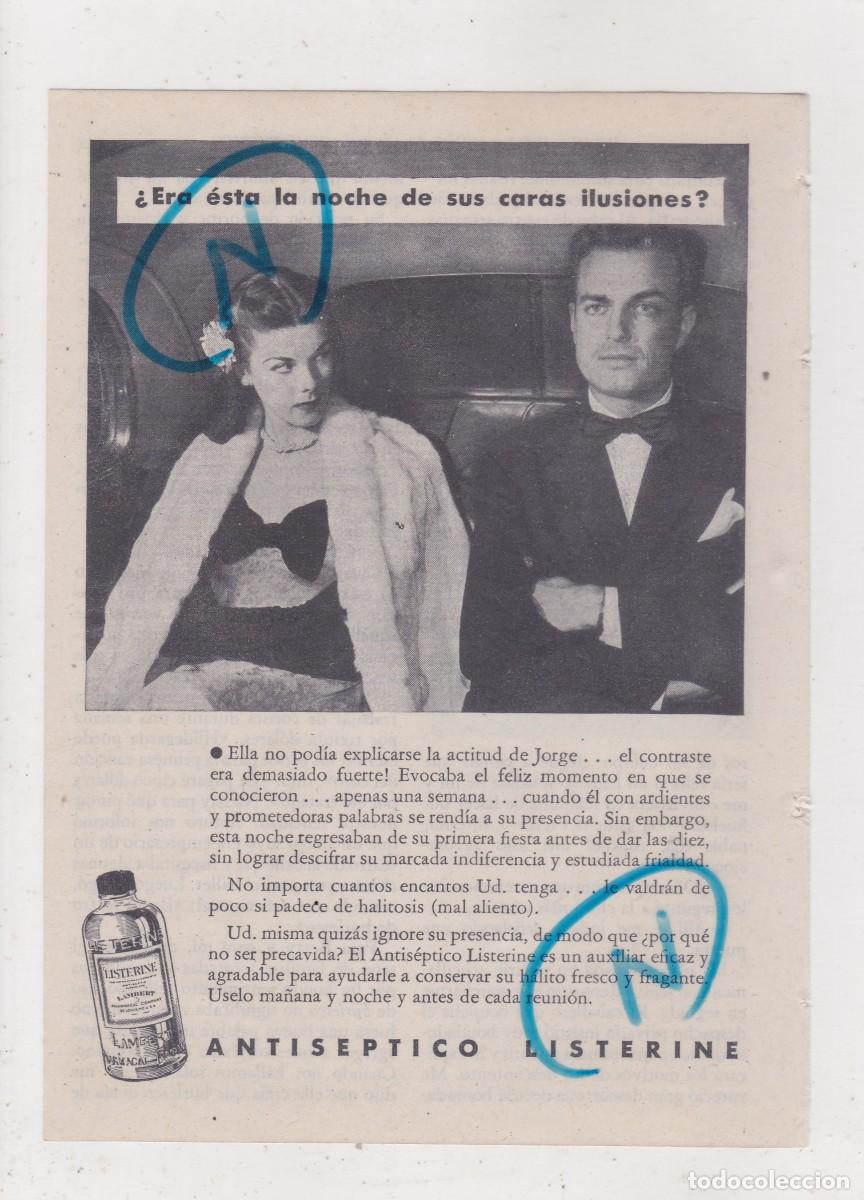 Sammeln von Zeitschriften und Zeitungen: PUBLICIDAD 1947. ANUNCIO ANTISEPTICO LISTERINE