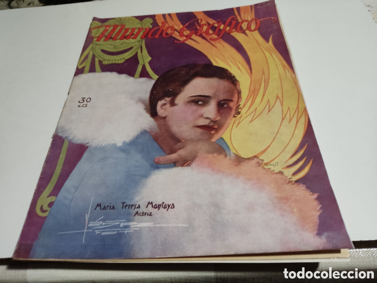 Coleccionismo de Revistas y Peri&oacute;dicos: Revista mundo gr&aacute;fico 1925 Fotos de Guadalajara, Lugo, Murcia etc