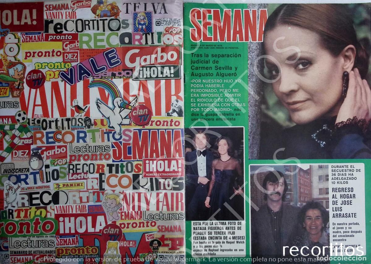 Coleccionismo de Revistas y Peri&oacute;dicos: RECORTE PORTADA CARMEN SEVILLA