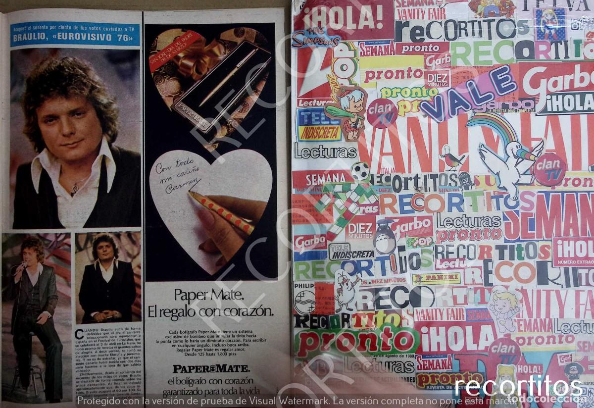 Coleccionismo de Revistas y Peri&oacute;dicos: BRAULIO EUROVISION 76