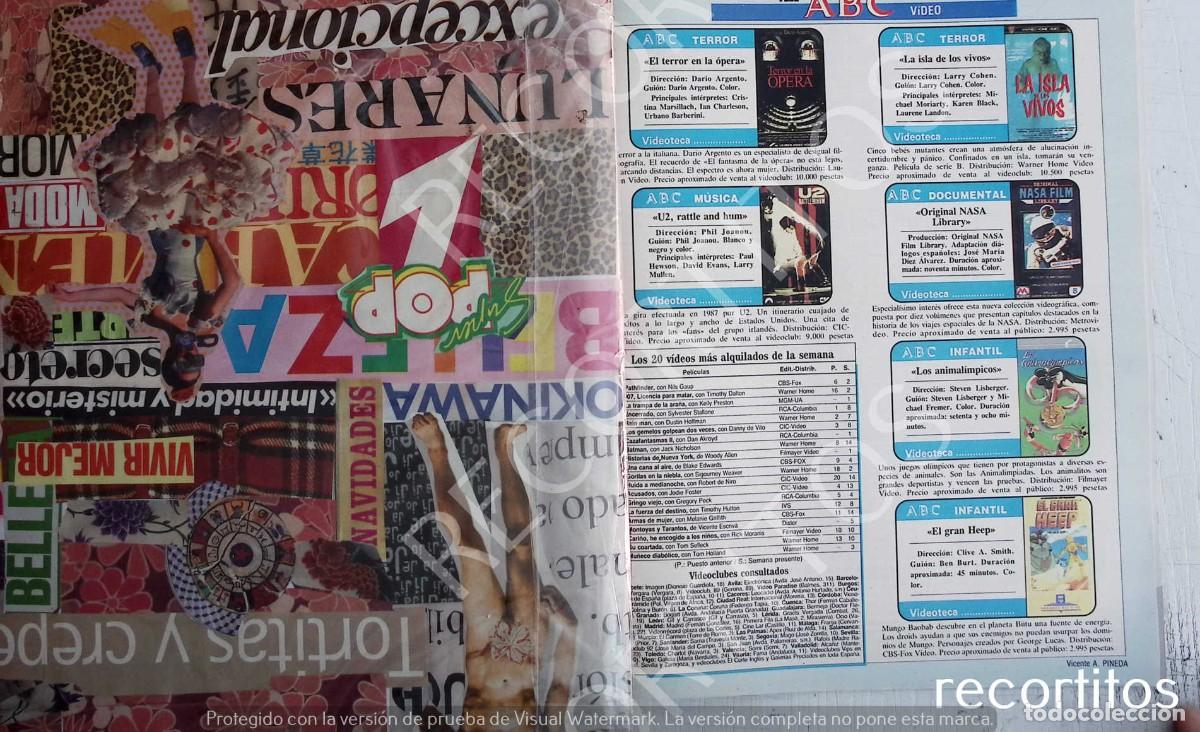 Coleccionismo de Revistas y Peri&oacute;dicos: THE DROIDS STAR WARS EL GRAN HEEP U2 RATTLE AND HUM