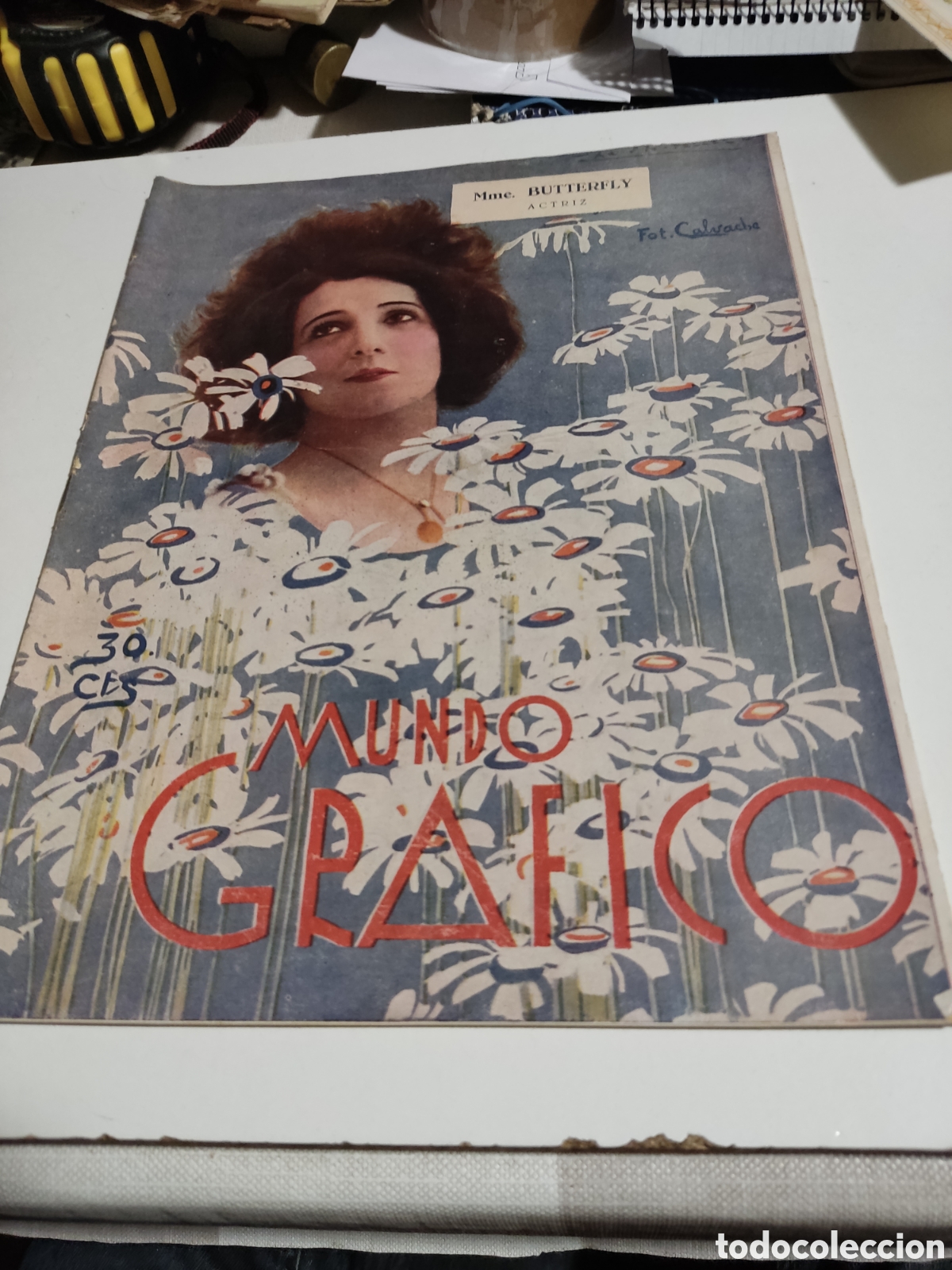 Coleccionismo de Revistas y Peri&oacute;dicos: Revista antigua mundo gr&aacute;fico 1925 Avil&eacute;s,paterna,Sacedon etc