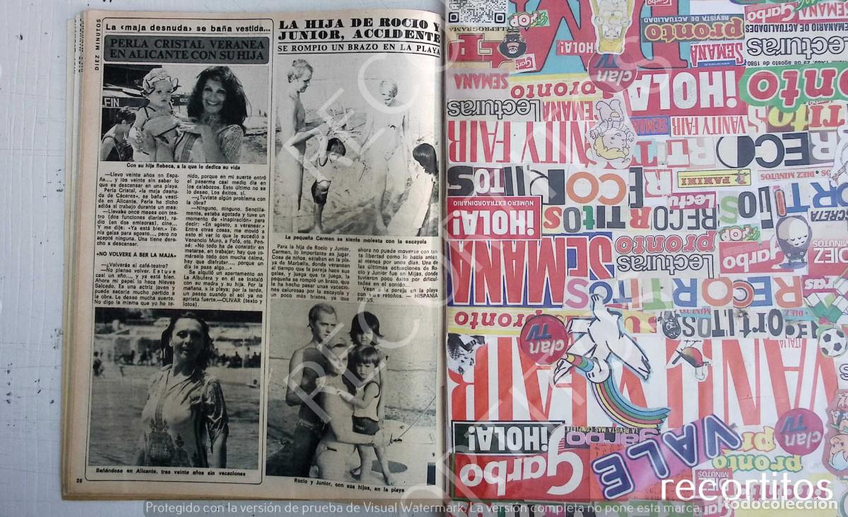 Coleccionismo de Revistas y Peri&oacute;dicos: ROCIO DURCAL ANTONIO MORALES JUNIOR CARMEN Y ANTONIO PERLA CRISTAL
