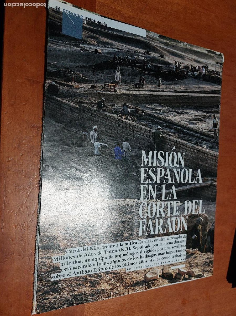 Coleccionismo de revistas y peri&oacute;dicos: ARQUE&Oacute;LOGOS EN EGIPTO ANTIGUO. 4 P&Aacute;GINAS. ART&Iacute;CULO EXTRAIDO DE REVISTA. BUEN ESTADO