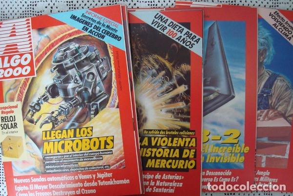 Coleccionismo de revistas y peri&oacute;dicos: Revistas ALGO 2000, a&ntilde;o 1989 completo, sueltas